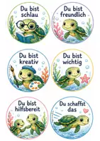 Vorschau - Poster - Unsere Klasse - Wasserschildkrötenklasse Positive Affiormationen - Seite 2