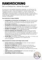 Vorschau - Arbeitsblätter - Zeit und Zeitspanne (Material für den Kreis mit Übungen) - Seite 2