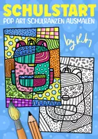 Vorschau - Arbeitsblätter - Schulstart Pop Art zum Weiter und Ausmalen - Kunstprojekt - Deckblatt