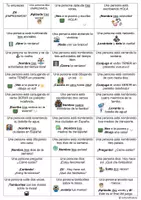 Vorschau - Spiele - Domino de Actividades - Imperativo (Aktivitäten-Domino, Imperativ, bewegtes lernen) - Deckblatt