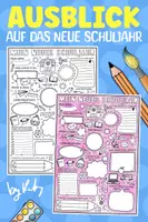 Vorschau - Arbeitsblätter - Ausblick auf das neue Schuljahr - Erwartungen, Ziele, Wünsche - Doodle Steckbriefe Sek 1 - Deckblatt