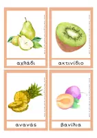 Προεπισκόπηση - Flashcards - Εκπαιδευτικές Κάρτες - TA ΦΡΟΥΤΑ - Σελίδα 1