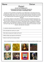 Vorschau - Arbeitsblätter - Pop Art Kunst ,Arbeitsblätter, Zeichnen Üben, Vertretungsstunde - Seite 1