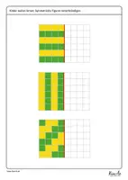Vorschau - Arbeitsblätter - Achsensymmetrie - Spiegelbilder im Gitternetz - Seite 3