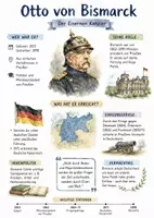 Vorschau - Arbeitsblätter - Lernplakat + Arbeitsblätter zum Thema "Otto von Bismarck" (Lückentext, Hörverstehen) + Lösung & MP3 + Mindmap + Infografiken - Deckblatt