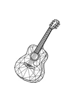 Vorschau - Arbeitsblätter - Polygone ausmalen: Musikinstrumente - DaZ/DaF • Deutsch • Kunst - Seite 2