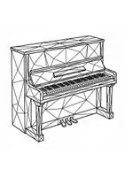 Vorschau - Arbeitsblätter - Polygone ausmalen: Musikinstrumente - DaZ/DaF • Deutsch • Kunst - Seite 3