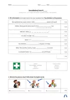 Vorschau - Test - Orange Line 2 Zoom in & Unit 1 Vokabeltest / vocabulary test (Way in) - Deckblatt