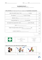 Vorschau - Test - Orange Line 2 Zoom in & Unit 1 Vokabeltest / vocabulary test (Way in) - Seite 2