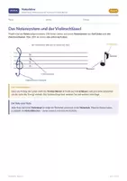 Vorschau - Arbeitsblätter - Notenlehre Klasse 5 – Noten lesen lernen - Seite 2