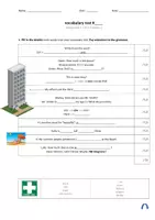 Vorschau - Test - Orange Line 2 Unit 3 vocabulary test / Vokabeltest (Station 1) - Seite 2
