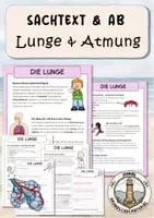 Vorschau - Arbeitsblätter - Atmung des Menschen Arbeitsblätter - Deckblatt
