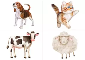 Vorschau - Arbeitsblätter - Los animales (Tiere) - Wortschatzerarbeitung, induktiv, bewegt - Seite 3