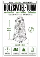 Vorschau - Stundenentwürfe - Holzspatel-Turm: Fachwerk-Challenge für Klasse 5-8 - Deckblatt