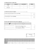 Vorschau - Test - Orange Line 2 Unit 1 Vokabeltest / vocabulary test (Station 2) - Seite 3