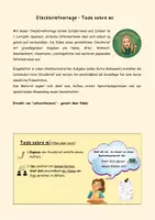 Vorschau - Arbeitsblätter - Steckbrief und Präsentation - Todo sobre mi (alles über mich) - Seite 1