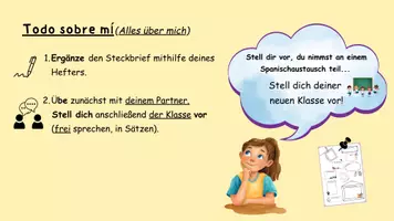 Vorschau - Arbeitsblätter - Steckbrief und Präsentation - Todo sobre mi (alles über mich) - Seite 3