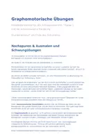 Vorschau - Arbeitsblätter - Graphomotorik Schwungübungen Klasse 1 - Schwungübungen Herbst & Schwungübungen Halloween - Seite 1