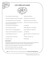 anteprima - Materiale interattivo - Brown Owl's Birthday Tea - WORM PIZZA BACK MASSAGE - Pagina 1