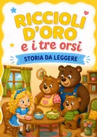 anteprima - Testo - La storia di Riccioli d'Oro e i tre orsi - Pagina di copertina
