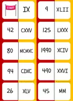 Vorschau - Spiele - Römische Zahlen Domino - Seite 1