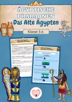 Vorschau - Arbeitsblätter - Ägypten - Deckblatt