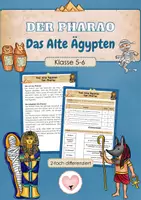 Vorschau - Arbeitsblätter - Ägypten - Deckblatt