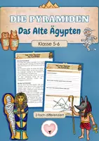 Vorschau - Arbeitsblätter - Ägypten - Deckblatt