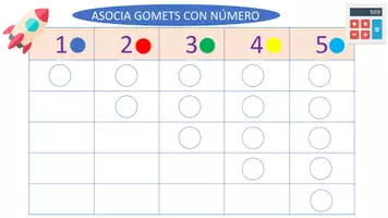 Vista previa - Hojas de trabajo - GOMETS Y NÚMEROS - página 1