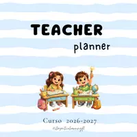 Vista previa - Para docentes: organización, planificación y formación - Teacher planner 2026-27 - Portada