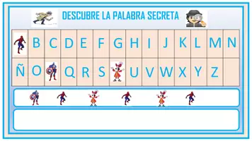 Vista previa - Hojas de trabajo - DESCUBRE PALABRAS SECRETAS CON PERSONAJES - página 3