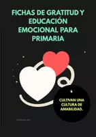 Vista previa - Hojas de trabajo - Fichas de Gratitud y Educación Emocional para Primaria - Portada