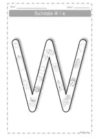 Vorschau - Arbeitsblätter - Buchstabeneinführung Ww - Arbeitsblätter - Seite 3