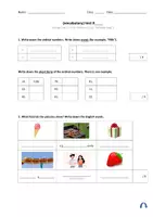 Vorschau - Test - Orange Line 1 Unit 4 Vokabeltest / vocabulary test (Station 1) - Deckblatt
