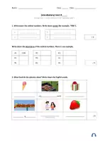 Vorschau - Test - Orange Line 1 Unit 4 Vokabeltest / vocabulary test (Station 1) - Seite 2
