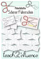 Vorschau - Arbeitsblätter - Arbeitsblätter Scheren-Führerschein - Deckblatt
