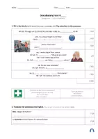 Vorschau - Test - Orange Line 1 Unit 4 Vokabeltest / vocabulary test (Station 2) - Seite 2