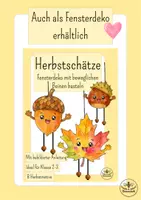 Vorschau - Mal- und Bastelvorlagen - Herbstgirlande basteln - Kunst Grundschule Klasse 1, Kunst Klasse 2 Herbst - Seite 2