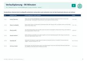 Vorschau - Stundenentwürfe - Mathe Unterrichtsvorbereitung Linien parallel und senkrecht - Seite 2