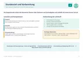 Vorschau - Test - Mathe Klasse 5 Test Geometrie und Koordinaten - Seite 1