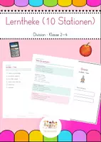 Vorschau - Arbeitsblätter - Einmaleins - Lerntheke (10 Stationen) - Deckblatt