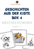 Vorschau - Arbeitsblätter - Kreatives Schreiben Klasse 1 - Bildimpulse Geschichte - Kreatives Schreiben Klasse 2- Bildimpulse kreatives Schreiben - Deckblatt