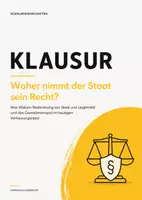Vorschau - Arbeitsblätter - SoWi-Klausur Oberstufe: Max Weber – Gewaltmonopol, Staat & Legitimität inkl. EWH - Deckblatt