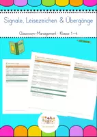 Vorschau - Anderer Materialtyp - Classroom Management - Signale, Leisezeichen & Übergänge - Deckblatt