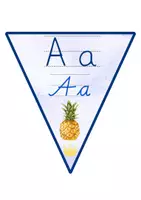 Vorschau - Poster - Buchstabenwimpel, Anlauttabelle + Schreibschrift - Seite 1