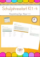 Vorschau - Anderer Materialtyp - Klassenleitung Orga - Schuljahresstart - Deckblatt