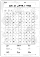 Vorschau - Arbeitsblätter - LA COPA MUNDIAL - SOPA DE LETRAS (FÚTBOL) - Deckblatt