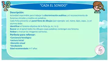 Vista previa - Juegos / Gamificación - CAZA EL FONEMA - página 1