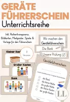 Vorschau - Unterrichtsreihen - Geräteführerschein (Unterrichtsreihe) - Deckblatt