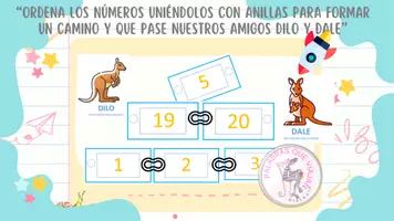 Vista previa - Juegos / Gamificación - ORDENA Y ENCADENA LOS NÚMEROS - Portada